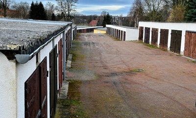 Der Garagenkomplex Lindenweg in Hainichen gehört zu den größeren Anlagen in der Stadt. 