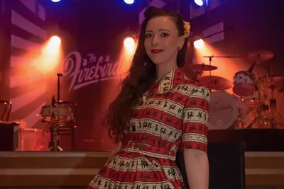 Marie-Louis Goldmann aus Freiberg reiste den Firebirds zum Konzert nach Plauen hinterher.