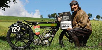 Reinhart Päßler debütierte 1967 am Sachsenring. Am Wochenende startet der Neudorfer mit seiner SIC im DKW-Sonderlauf. 