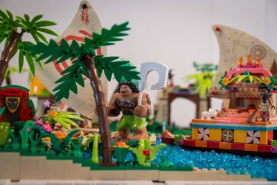 „Vaiana“ ist eines der Disney-Lego-Szenen in der Sonderausstellung.