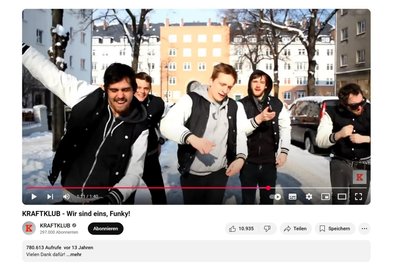 Ausschnitt aus dem „Funky“-Video.