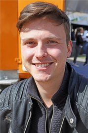 Der gebürtige Dresdner Lucas Martin besucht regelmäßig Streetfood-Festivals.