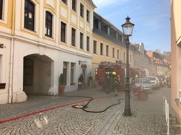 Die Feuerwehr rückte am Freitagnachmittag ins Zschopauer Zentrum aus.