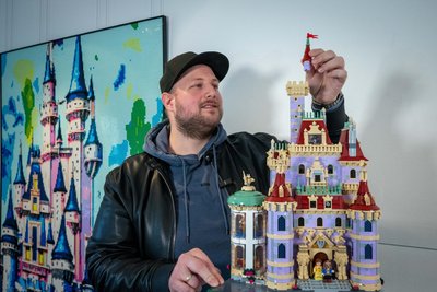 Johannes Lange baute die Lego-Fan-Modelle.