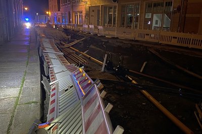 Unbekannte haben in der Nacht zu Sonntag auf der Buchholzer Straße randaliert.