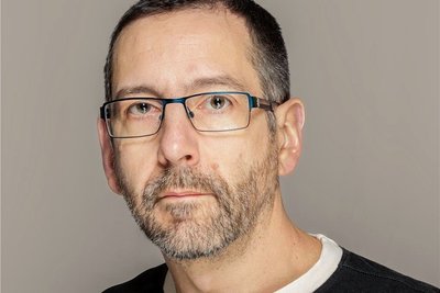 Hobbyastronom Thomas Glöckner. 