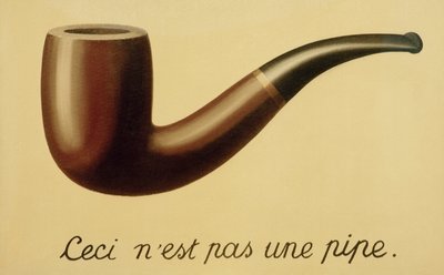 "Das ist keine Pfeife": Der Maler René Magritte hat eines seiner berühmtesten Werke aus dem Jahr 1928 "Der Verrat der Bilder" genannt. Die Kopie mit all ihrem Sinn sehen Sie hier. Das Original hängt im County Museum of Art in Los Angeles. 