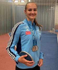 Lotta Winkler holte Silber und Bronze mit Diskus und Hammer.