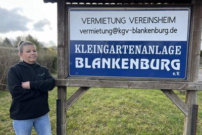Isabel Laubrich vom Kleingartenverein Blankenburg hat einen Spendenaufruf gestartet.