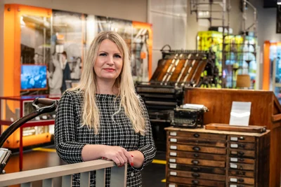 Franziska Bäßler ist die Leiterin des Frankenberger Erlebnismuseums Zeitwerkstadt.