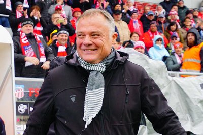 Bernd Tipold zu Gast beim FSV. 1994 gehörte er zum Aufstiegsteam.