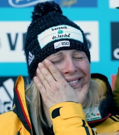 Cathleen Martini weint Abschiedstränen.