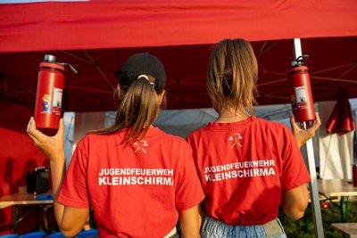 Zum Zeltlager reisten die Jugendfeuerwehren aus Wegefahrth, Kleinschirma und vielen anderen Orten nach Wingendorf.
