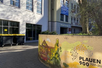Leere Fenster: Die geschlossene City-Agentur in der Oheim-Passage.