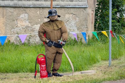 Niederbobritzsch hat sich für das Feuerwehr-Jubiläum herausgeputzt und ist bestens vorbereitet.