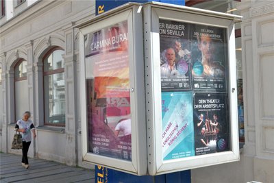 Die Finanzen des Mittelsächsischen Theaters, hier das Stadttheater Freiberg, sind bis Ende 2025 gesichert.