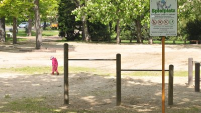 Ehemaliger Spielplatz im Albertpark