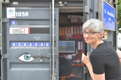 Sandra Freudenberg findet: „Die Aktion ist sehr speziell, ein schöner Gag.“
