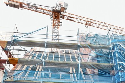 In der Straße Am Mühlgraben wird eine Baulücke geschlossen.