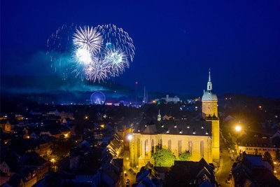 Wer nach dem Kät-Abschlussfeuerwerk am 8. Juni in Richtung Schwarzenberg will, kann auch die Eisenbahn nutzen.