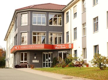 Das Altenpflegeheim Haus Linde. 