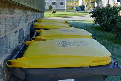 Weil es im Vogtland derzeit kaum Gelbe Säcke gibt, fordert Janina Pfau die Rückkehr zur gelben Tonne, wie es sie anderenorts gibt. 