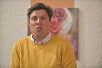Großschirmas Pfarrer Justus Geilhufe interessierte die Sicherheit der Stadt.