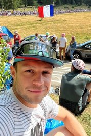 Markus Pietsch schaute sich am Samstag die vorletzte Etappe der Tour de France in den Vogesen hautnah an. 