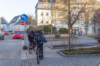 Wenn möglich, nutzten die Schüler am Streiktag das Fahrrad.
