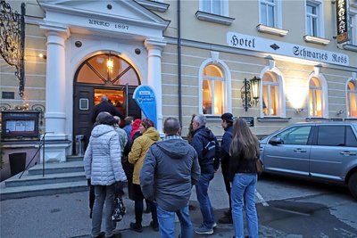 Der Andrang zum Wahlforum Großschirma im Hotel „Schwarzes Ross“ in Siebenlehn war groß.