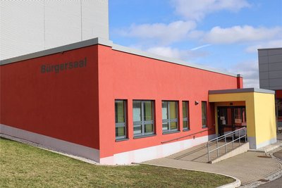 Der Bürgersaal in Großschirma wird aktuell als Schulhort genutzt.