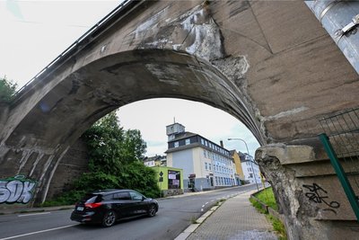 Auch das Limbacher Viadukt an den Kellerwiesen soll Teil der Straßenbahnstrecke werden. Wie sinnvoll ist das?