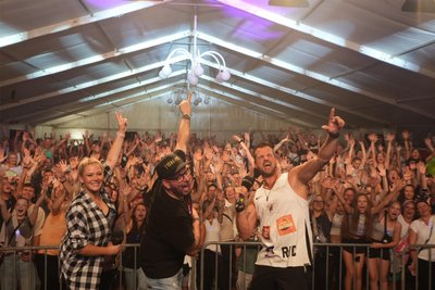 Gemeinsam mit Lena Marie Engel begeisterten Stereoact das Publikum beim Stadtfest 625 Jahre Flöha am Freitagabend.