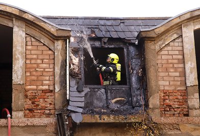 Die Feuerwehr konnte den Brand schnell löschen.