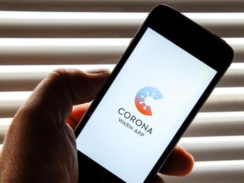  
          So soll sie aussehen: Der Startbildschirm der Corona-Warn-App.
