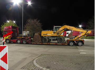 Auch dieser Transport wurde einer Kontrolle unterzogen.