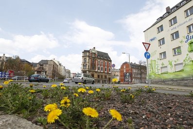 An dieser Straße soll es künftig rund gehen.