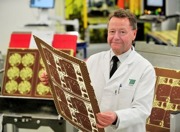 Leiterplatten sind sein Metier: Udo Bechtloff, Geschäftsführer und Mitgesellschafter der KSG.