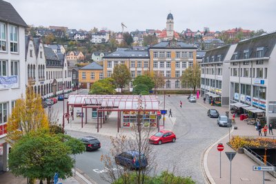 Mit der Situation am Postplatz in Aue beschäftigt sich ein Kommunaler Präventionsrat in der Stadt.