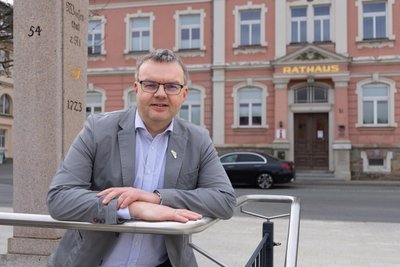 Der alte und neue Bürgermeister von Bärenstein: Silvio Wagner.