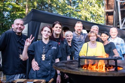 Das Team der Fleischerei – ohne Alexander Schramm, denn der hat fotografiert.