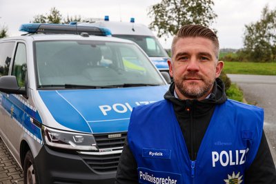 Andrzej Rydzik, Sprecher der Chemnitzer Polizeidirektion, kennt die Nöte der Lkw-Fahrer und weiß: Auch Drohnenüberwachung wird illegale Überholmanöver nicht verhindern.