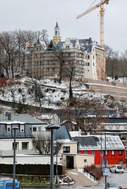 Das Lichtensteiner Schloss wird derzit aufwendig saniert. 