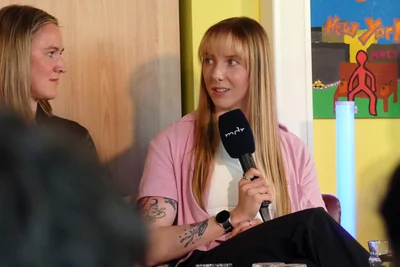 Hatten viel zu erzählen: Denise Herrmann-Wick (links) und Susanne Kreher.