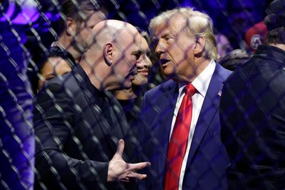 UFC-Boss Dana White ist ein glühender Anhänger des US-Präsidenten. (Archivbild)