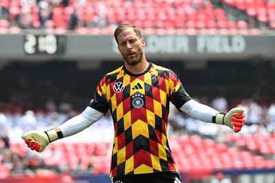 Nicht zu übersehen: DFB-Torhüter Oliver Baumann.