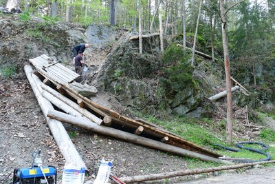 Die Vorbereitung des Getzen-Rodeos erforderte wieder einmal viel Arbeit im Wald.