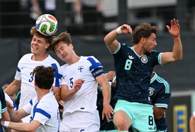 Die DFB-Reserve tat sich im Trainingskick gegen Finnland schwer.