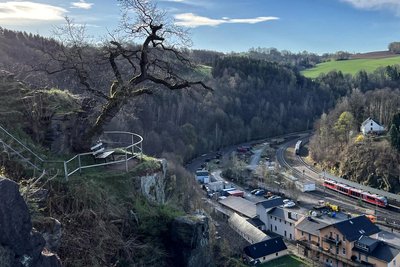 Der Aussichtspunkt Wolkenstein ist ein Geheimtipp, der sich jedoch leicht finden lässt.
