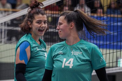 Yasmin Talkenberger (links, hier mit Anna-Maria Nitsche) gehörte zu den Leistungsträgerinnen beim CVV.